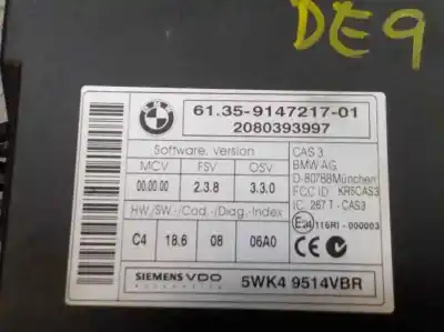 Автозапчасти б/у электронный модуль за bmw x5 (e70) 3.0 turbodiesel cat ссылки oem iam 61359395656 2080393997 61359147217