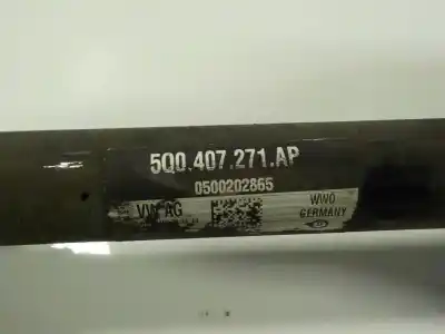 Автозапчасти б/у передняя левая трансмиссия за seat leon st (5f8) 1.4 tgi bivalent. gasolina / cng ссылки oem iam 5q0407271ap  5q0407271ap