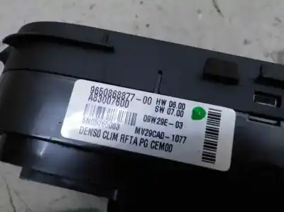 Peça sobressalente para automóvel em segunda mão comando de sofagem (chauffage / ar condicionado) por citroen c4 picasso tonic referências oem iam 6451ws a83007600 9650868877