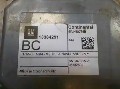 Second-hand car spare part electronic module for opel insignia berlina cosmo oem iam references   