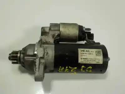 Peça sobressalente para automóvel em segunda mão motor de arranque por volkswagen tiguan (5n2) 2.0 tdi referências oem iam 02m911024c