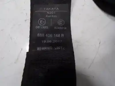 Автозапчастина б/у задній правий ремін безпеки для renault captur i (j5_, h5_) 1.5 dci 90 посилання на oem iam 888405148r 061325 888405148r