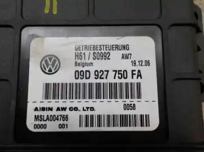Автозапчасти б/у блок управления автоматической коробкой передач за volkswagen touareg (7la, 7l6, 7l7) 3.0 v6 tdi ссылки oem iam 09d927750fa  09d927750fa