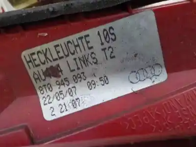 Автозапчасти б/у внутренний левый задний фонарь за audi a5 coupe (8t) 3.0 tdi quattro ссылки oem iam 8t0945093  8t0945093