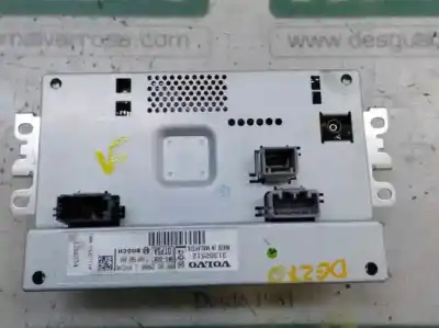 Second-hand car spare part multifunction display for volvo v40 2.0 diesel cat oem iam references 36001985 c4743148 31382512