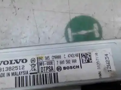 Second-hand car spare part multifunction display for volvo v40 2.0 diesel cat oem iam references 36001985 c4743148 31382512