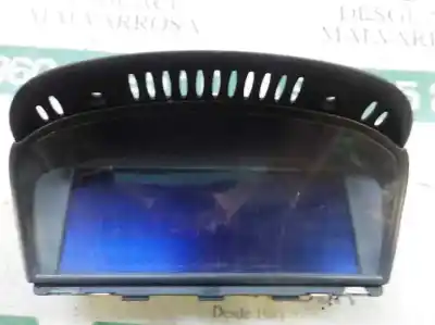 Peça sobressalente para automóvel em segunda mão DISPLAY GPS / MULTIMÍDIA por BMW SERIE 6 CABRIO (E64)  Referências OEM IAM 65829193755 919374502F 65829193745