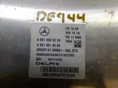 Автозапчастина б/у ебу контролер двигуна для mercedes-benz clase c (w205) lim. c 250 cdi 4matic bluetec (205.009) посилання на oem iam a6519005203  a6519005203