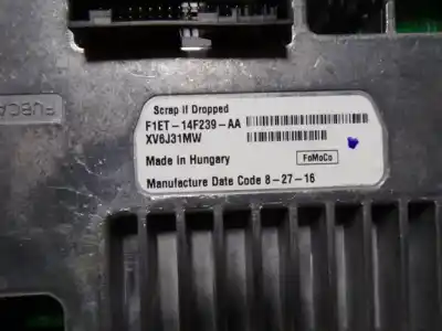 Second-hand car spare part multifunction display for ford focus lim. 1.0 ecoboost cat oem iam references 2201383 xv6j31mw f1et14f239aa