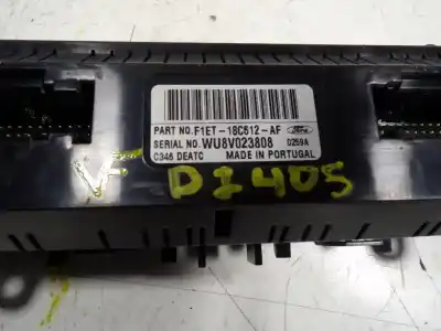 Peça sobressalente para automóvel em segunda mão comando de sofagem (chauffage / ar condicionado) por ford focus lim. (cb8) 1.6 tdci cat referências oem iam 2373035 wu8v023808 f1et18c612af