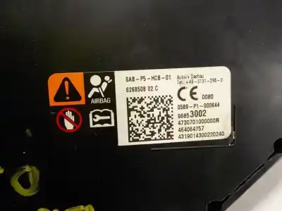 Pezzo di ricambio per auto di seconda mano airbag laterale anteriore destro per opel corsa d (s07) 1.4 (l08 l68) riferimenti oem iam 96853002  96853002