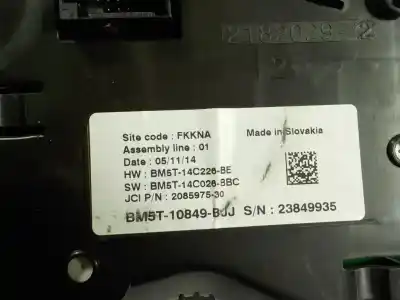 Second-hand car spare part dashboard for ford grand c-max 1.0 ecoboost cat oem iam references 1816063  bm5t14c226be
