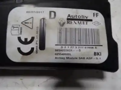Автозапчасти б/у подушка безопасности передняя правая за renault captur i (j5_, h5_) 1.5 dci 90 ссылки oem iam 985h05592r  985h05592r