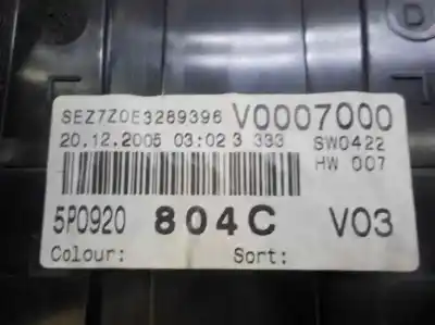 Peça sobressalente para automóvel em segunda mão quadrante por seat altea (5p1) 1.9 tdi referências oem iam   