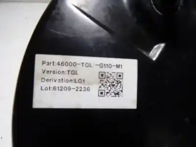 Автозапчастина б/у гальмівний серво для honda civic lim.5 (fk) 1.0 vtec cat посилання на oem iam 01469tglg00  46000tglg110m1