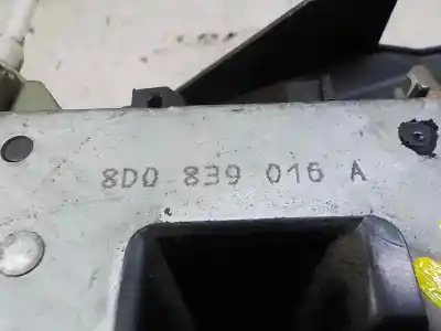 Second-hand car spare part rear right door lock for audi a3 (8l) 1.9 tdi ambiente oem iam references 8d0839016a  