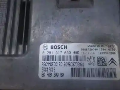 Pièce détachée automobile d'occasion calculateur moteur ecu pour peugeot partner kombi 1.6 16v hdi fap références oem iam   