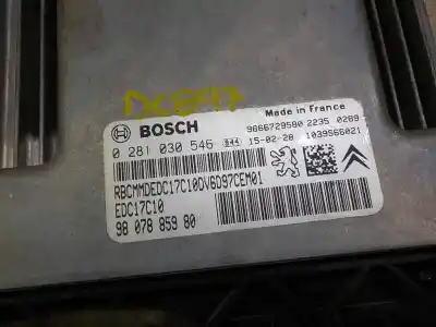 Автозапчастина б/у ебу контролер двигуна для citroen c-elysée exclusive посилання на oem iam 1609339680 0281030546 9807885980