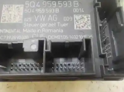 Second-hand car spare part electronic module for seat leon st (5f8) 1.6 tdi oem iam references 5q4959593bz00  5q4959593b