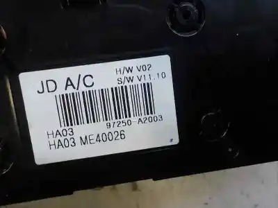 Peça sobressalente para automóvel em segunda mão comando de sofagem (chauffage / ar condicionado) por kia cee´´d business referências oem iam 97250a2003wk ha03me40026 97250a2003