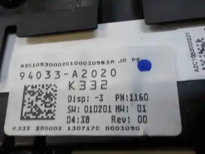 Peça sobressalente para automóvel em segunda mão quadrante por kia cee´´d business referências oem iam 94033a2020  94033a2020