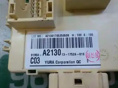 Second-hand car spare part fuse box unit for kia cee´´d business oem iam references 91950a2130 17524019 91950a2130