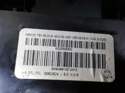 Recambio de automóvil de segunda mano de mando calefaccion / aire acondicionado para mini mini (r56) 1.4 16v cat referencias oem iam 64113454856  rg25936500