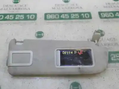 Peça sobressalente para automóvel em segunda mão para-sol direito por audi a6 berlina (4f2) 3.0 tdi quattro (165kw) referências oem iam 4f0857552p1nc