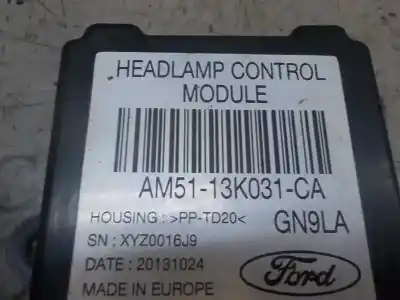 Second-hand car spare part electronic module for ford focus lim. (cb8) 1.6 tdci cat oem iam references 1818368  am5113k031ca