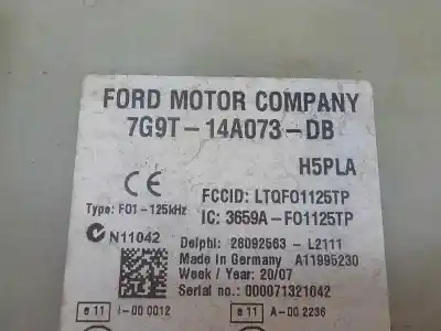 Pezzo di ricambio per auto di seconda mano scatola relè/fusibili per ford mondeo berlina (ca2) 2.0 tdci cat riferimenti oem iam 7g9t14a073db  1681101