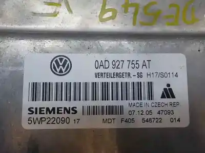 Second-hand car spare part ecu engine control for volkswagen touareg (7la, 7l6, 7l7) 3.0 v6 tdi oem iam references 0ad927755bg 5wp2209017 0ad927755at