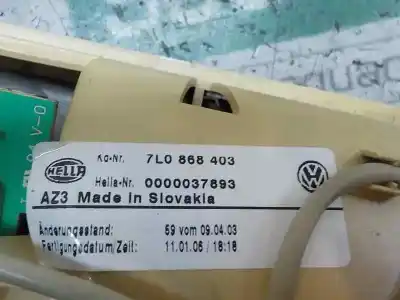 Автозапчастина б/у внутрішній лампа для volkswagen touareg (7la, 7l6, 7l7) 3.0 v6 tdi посилання на oem iam 7l6947105a 0000037893 7l0868403