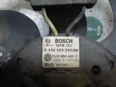 Автозапчастина б/у електро вентилятор для volkswagen touareg (7la, 7l6, 7l7) 3.0 v6 tdi посилання на oem iam  0130303292 7l0959455c