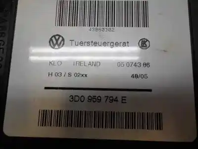 Second-hand car spare part rear right window motor for volkswagen touareg (7la, 7l6, 7l7) 3.0 v6 tdi oem iam references 7l0959704d05y  3d0959794e