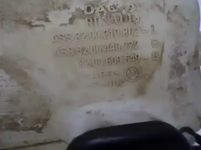 Second-hand car spare part windscreen washer bottle for dacia duster 1.5 dci diesel fap cat oem iam references 6001548140  8200609549