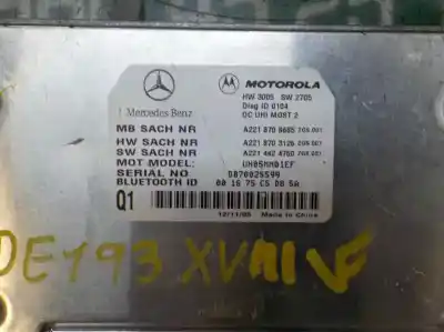 Piesă de schimb auto la mâna a doua modul electrotic pentru mercedes clase s (w221) berlina 3.5 v6 cat referințe oem iam a2218703026  a2218708685