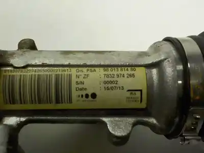 Second-hand car spare part steering rack for citroen c5 station wagon 2.0 hdi fap oem iam references 9801381480  9801381480