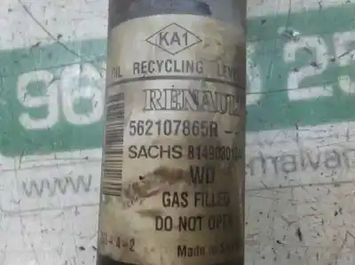 Автозапчастина б/у амортизатор задній лівий для dacia dokker 1.6 cat (bivalent. gasolina / gpl) посилання на oem iam   