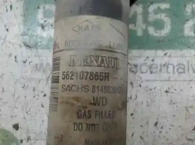 Автозапчастина б/у правий задній амортизатор для dacia dokker 1.6 cat (bivalent. gasolina / gpl) посилання на oem iam   
