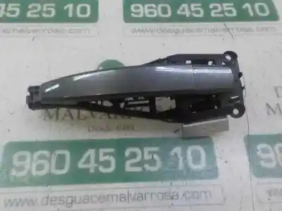 Peça sobressalente para automóvel em segunda mão puxador exterior traseiro esquerdo por opel insignia a sedán (g09) 2.0 cdti (69) referências oem iam 92233089
