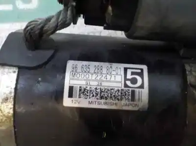 Peça sobressalente para automóvel em segunda mão motor de arranque por peugeot partner kombi 1.6 16v hdi fap referências oem iam   