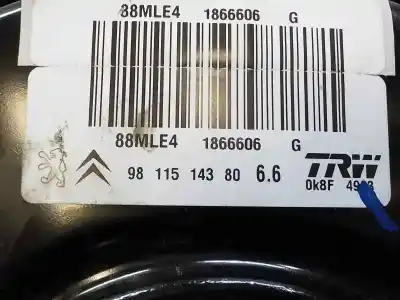 Автозапчасти б/у тормозной серво за citroen c4 cactus 1.2 thp 110 ссылки oem iam 1609894980  9811514380