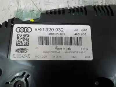 Peça sobressalente para automóvel em segunda mão quadrante por audi q5 (8r) 2.0 16v tdi clean diesel referências oem iam 8r0920932  8r0920932