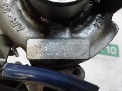 Second-hand car spare part turbocharger for fiat doblo (119) 1.9 8v dynamic / multijet dynamic plus (77kw) oem iam references   