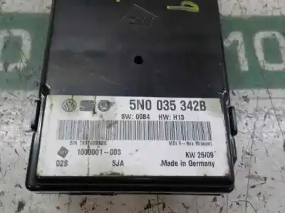 Second-hand car spare part electronic module for volkswagen eos (1f7) 2.0 tdi oem iam references 5n0057342b 1000001003 5n0035342b