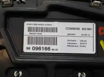 Автозапчасти б/у приборная доска за citroen c-elysée exclusive ссылки oem iam 9809616680 sn02010242 9809616680