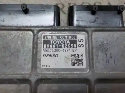 Second-hand car spare part ecu engine control for toyota auris 1.3 16v cat oem iam references   