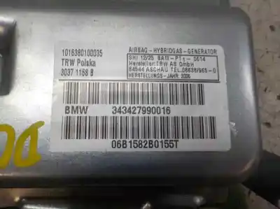 Peça sobressalente para automóvel em segunda mão airbag do lado esquerdo por bmw x3 (e83) 2.0d referências oem iam 72123427989  343427990015