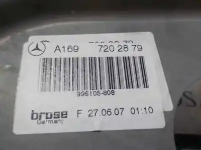 Автозапчасти б/у регулятор стекла переднего правого за mercedes-benz clase b (w245) 2.0 cdi cat ссылки oem iam a1697200879  a1697202879