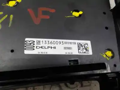 Автозапчасти б/у многофункциональное управление за opel astra j (p10) 2.0 cdti (68) ссылки oem iam 13360093  13360093